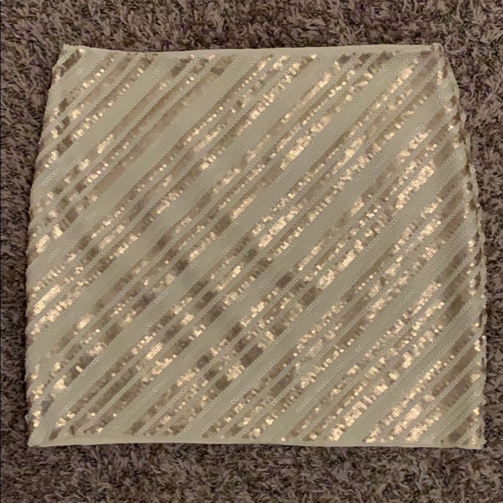 Sequin mini skirt